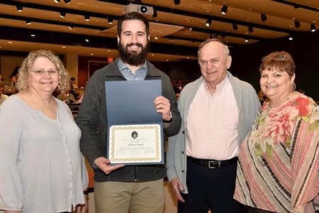 Jeffrey Cannon received award