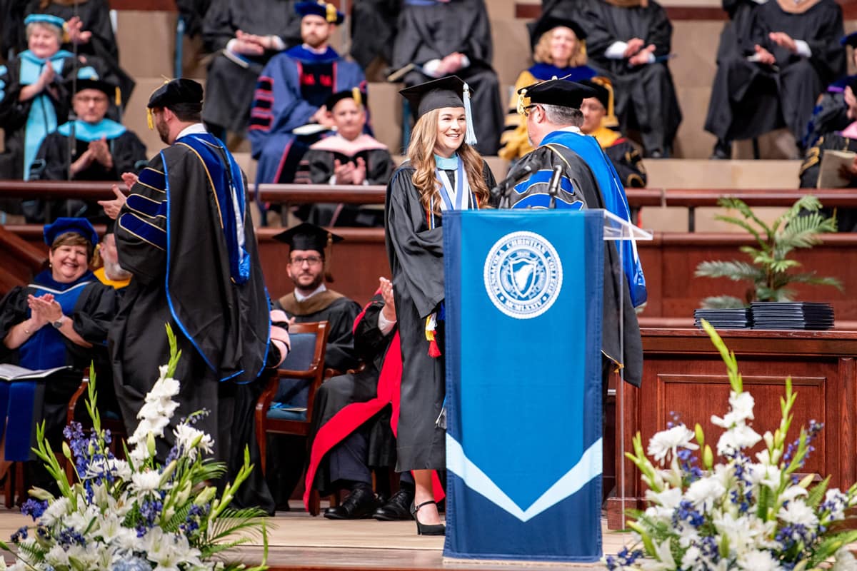 profess-studies-commencement PCC Graduate honored at Commencement.