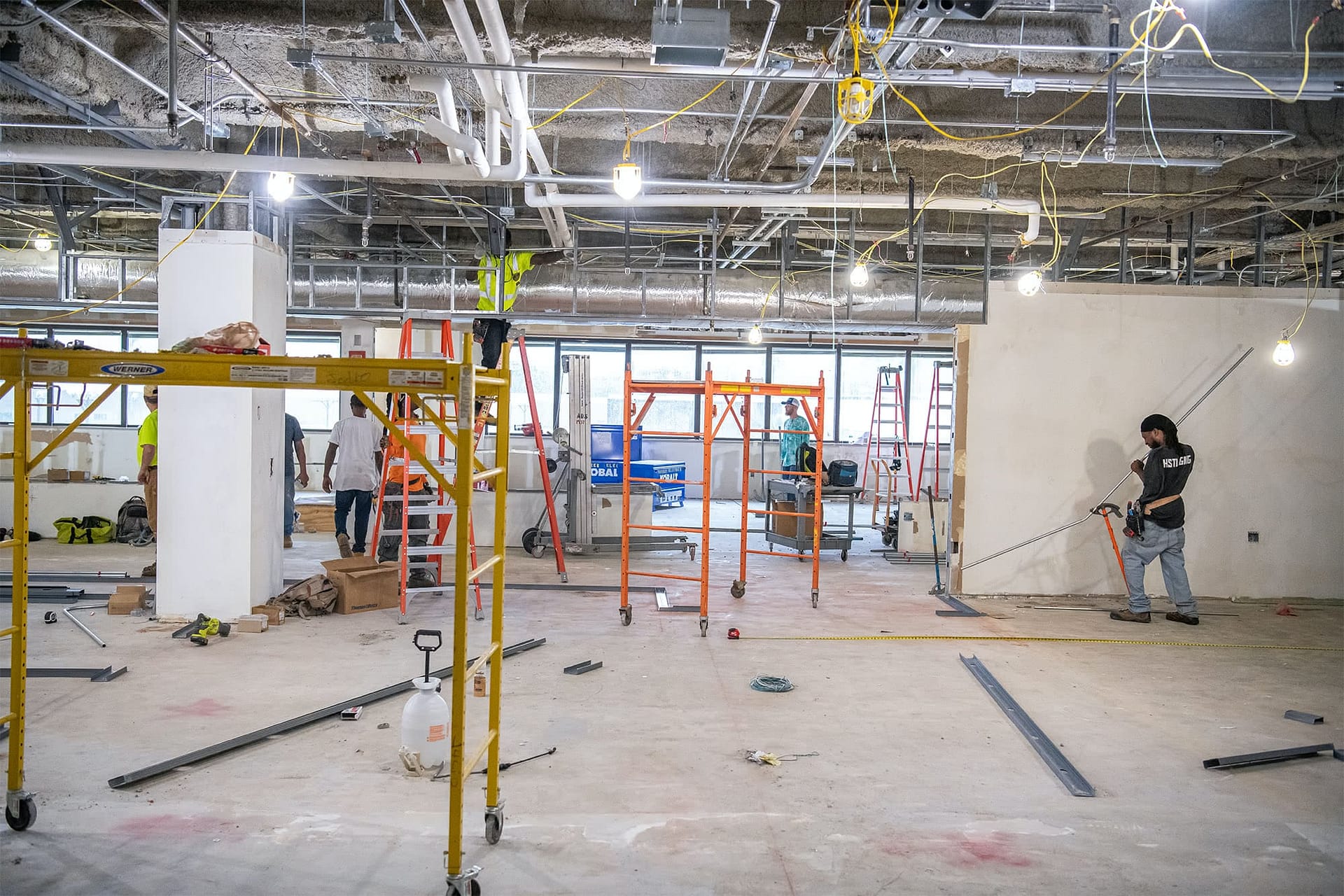 Academic Center 3rd floor under construction.