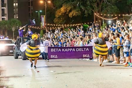 Greek Rush Collegian Parade