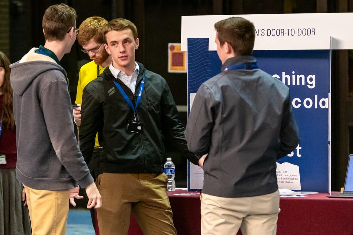 christian-service-expo-doortodoor PCC Students talk to Christian Service leaders about ministry opportunities
