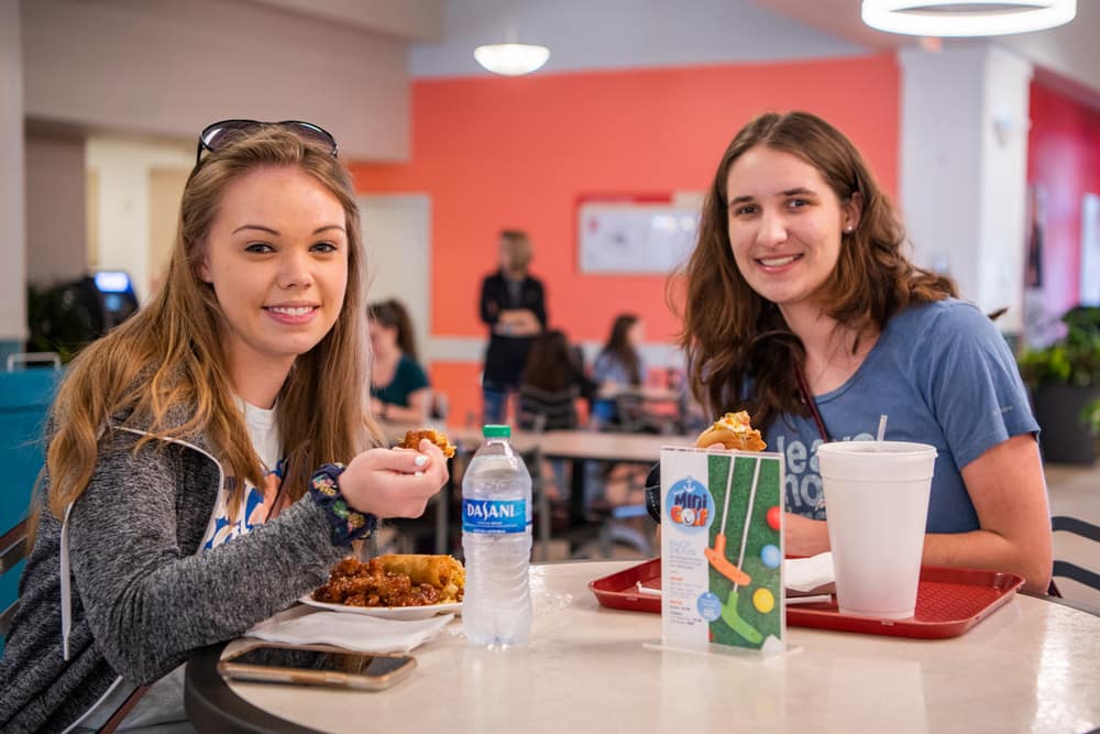Students Eating
