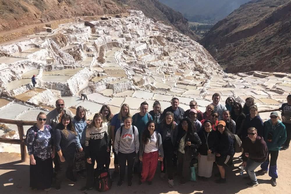 YOM missions team taking a group photo. 