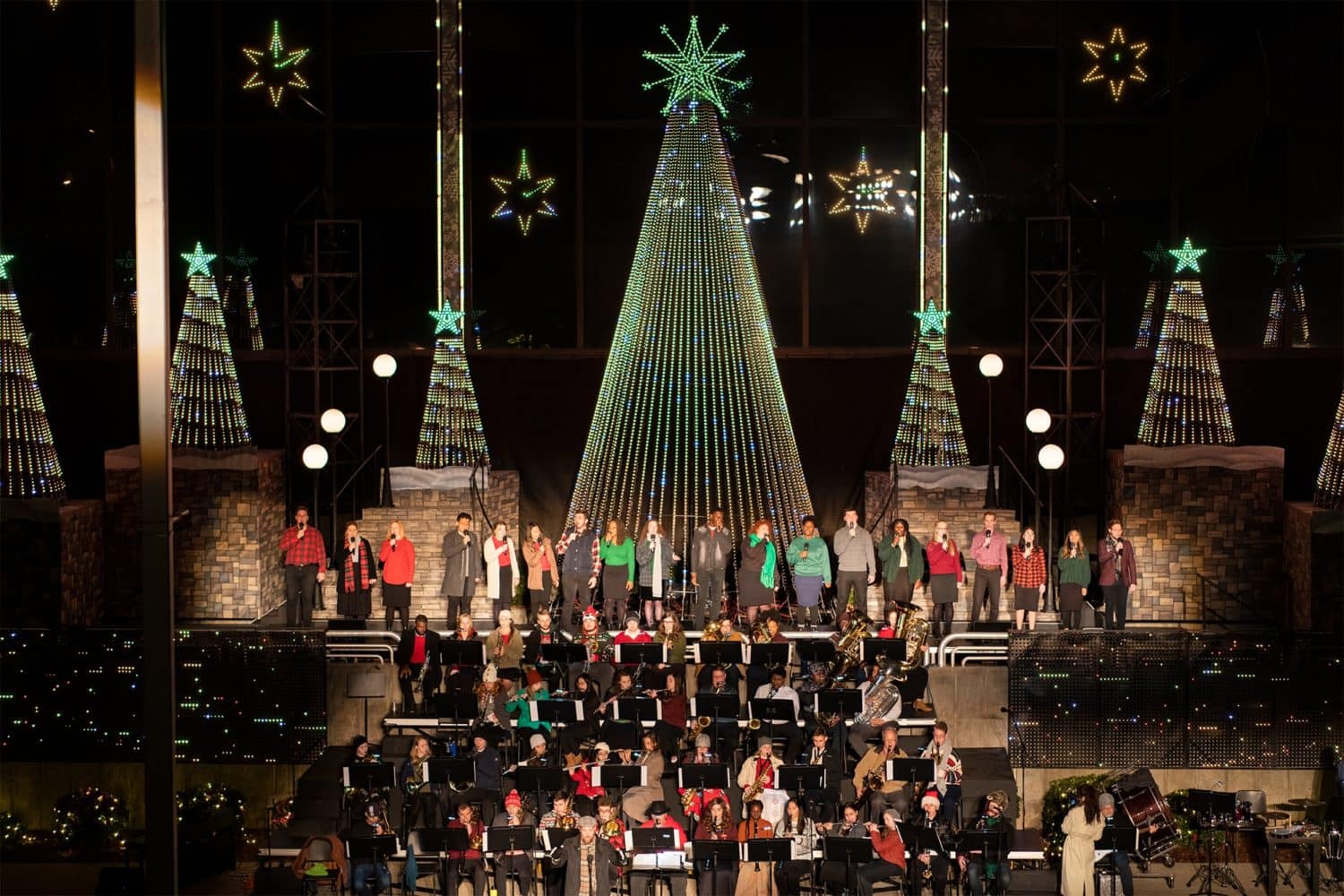 Christmas lights orchestra
