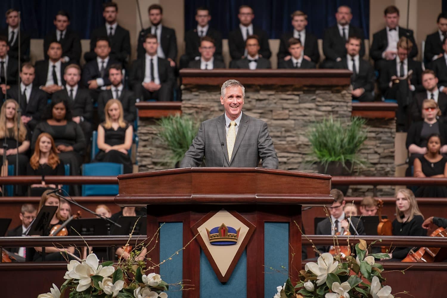 speaker-1 Special Speaker speaks during the Missions Conference