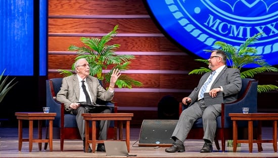 Dr. Horton Interviewed in Chapel