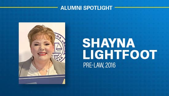 Alumni Shayna Lightfoot