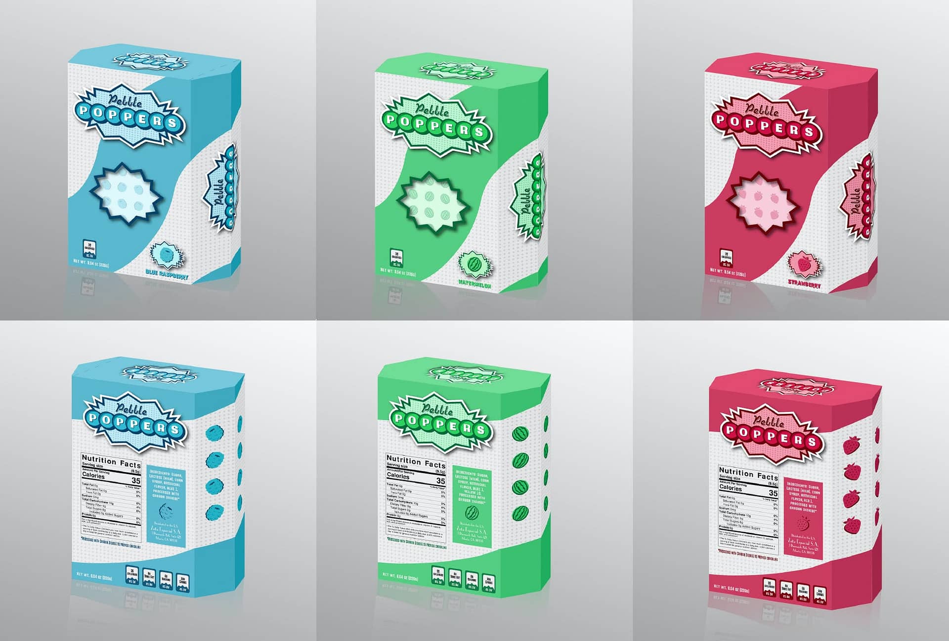 Ivan Montero's package designs