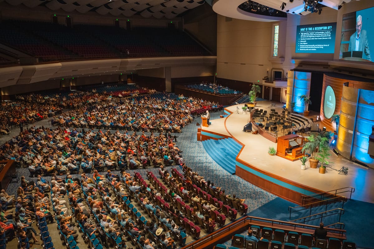 Special Speaker Ken Ham speaks at the Answers in Genesis Living in Babylon at PCC.