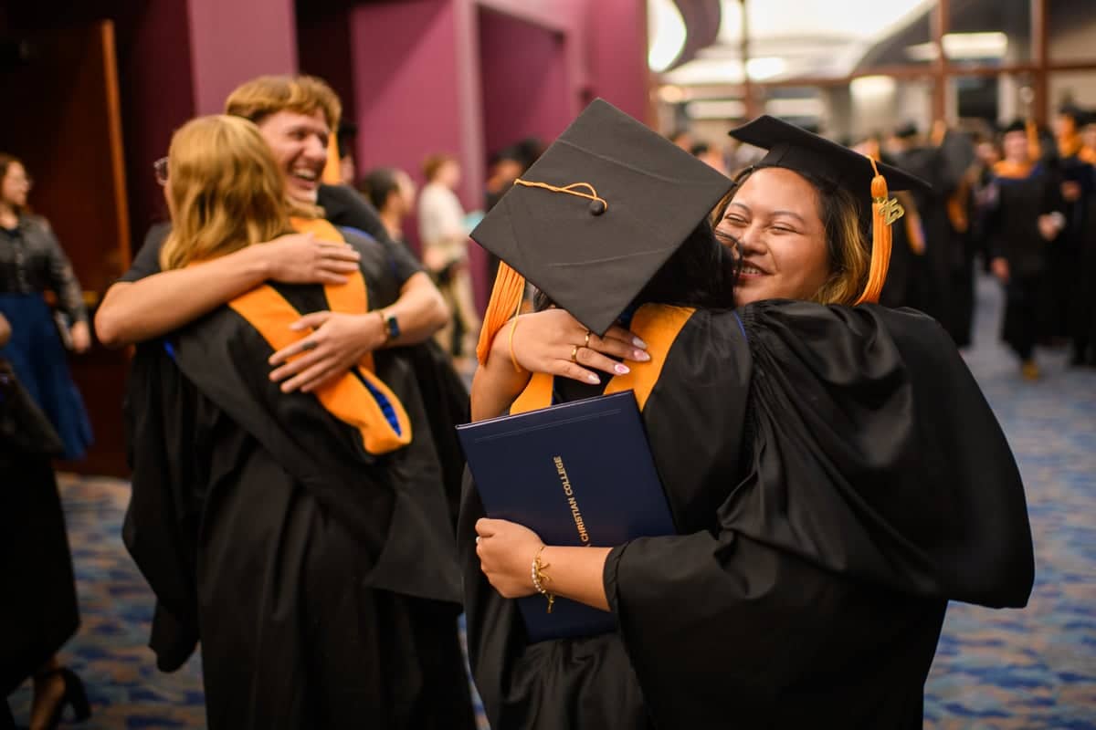 Graduates celebrate at the PCC Commencement 2025