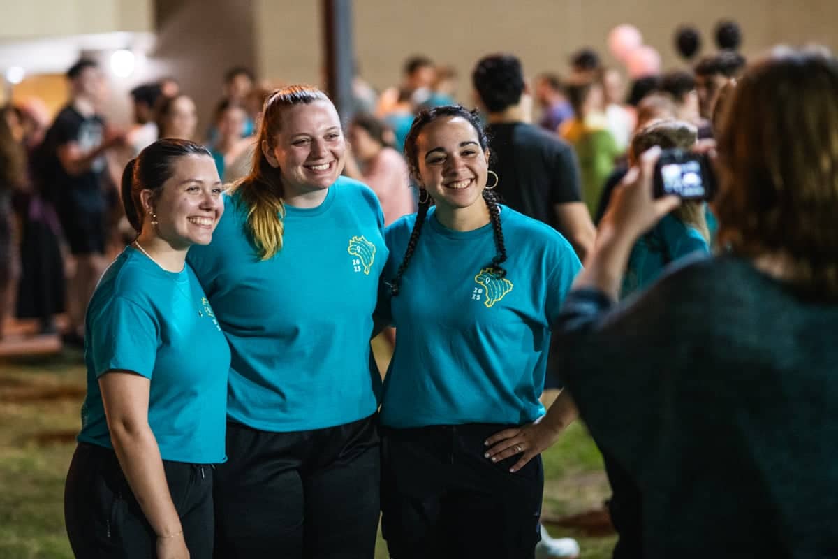 PCC Students pose for a photo at the 2025 Mission Run