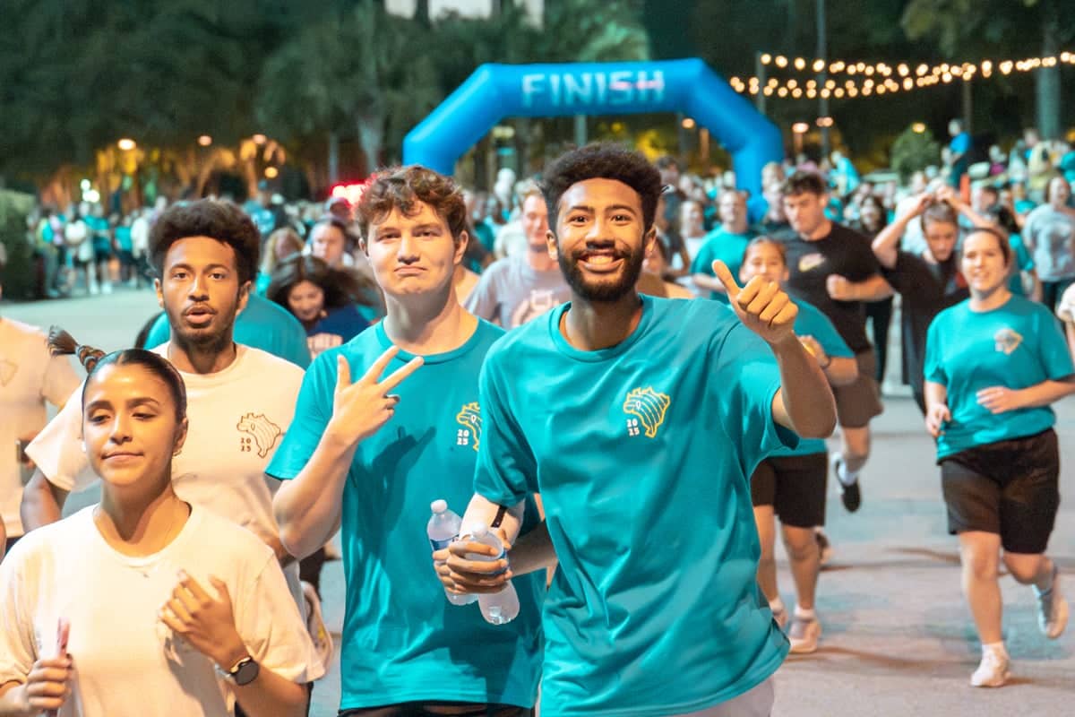 PCC Students start the 2025 Mission Run