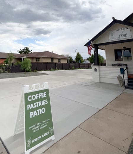 Willow and Fern coffee shop