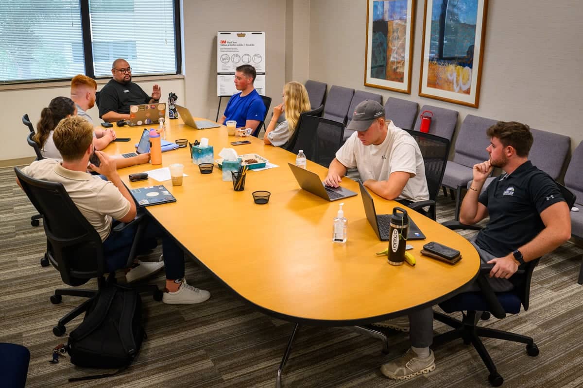 PCC Student Body officers have their first planning meeting of the 2025–2026 school year