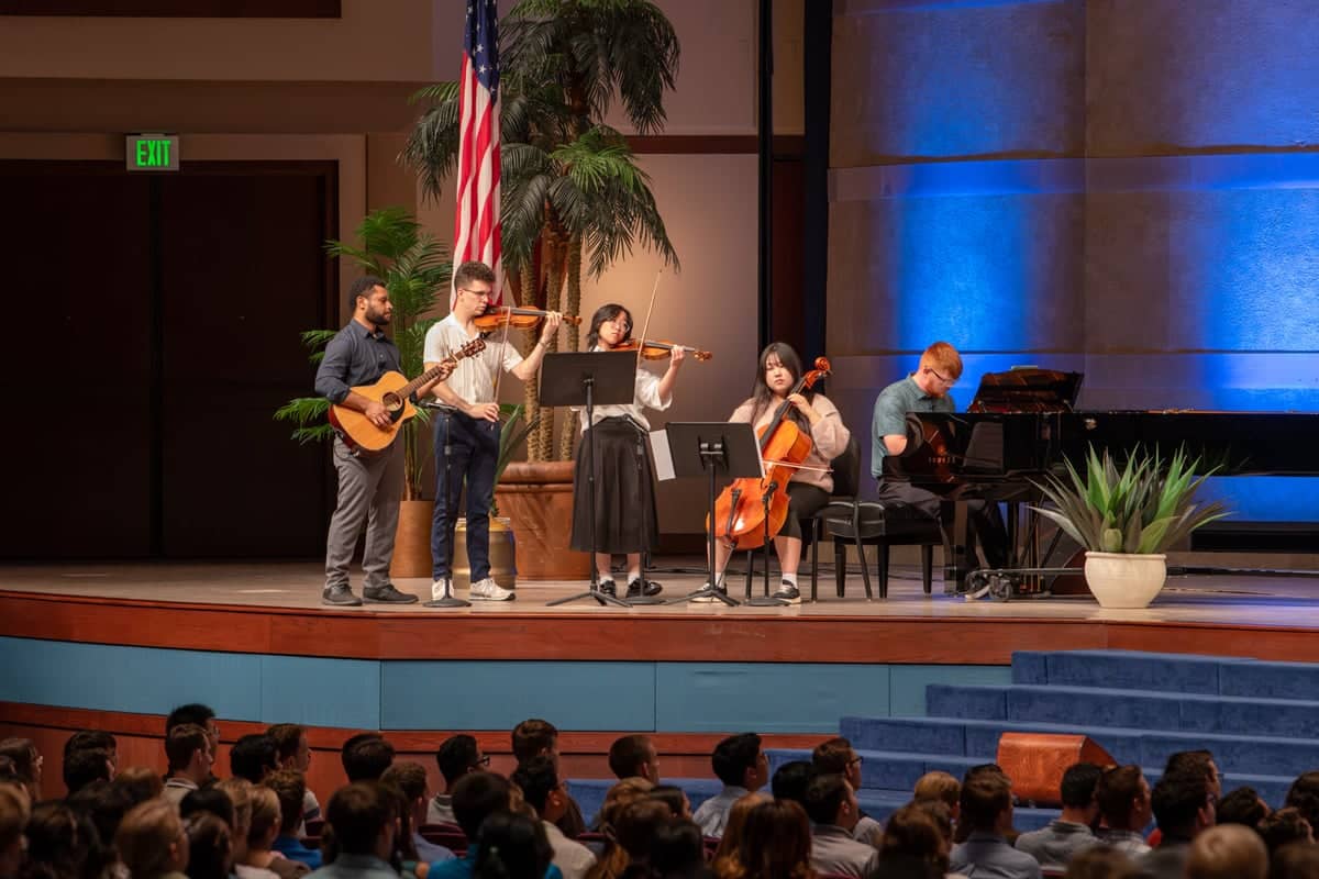 Special Music during the PCC Student Body Kickoff Meeting