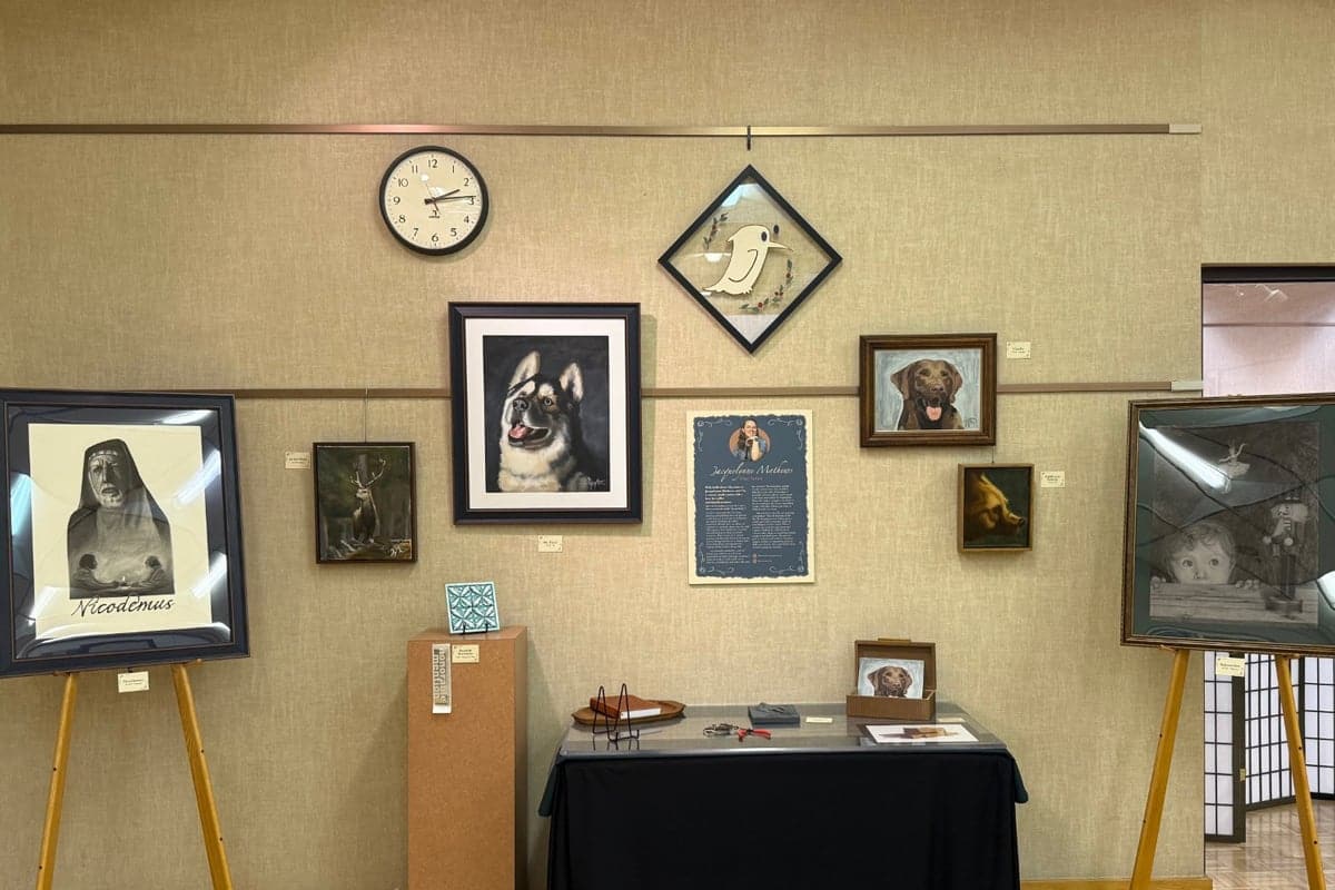 PCC student Jacquelynne Mathews's Senior Visual Arts Exhibit