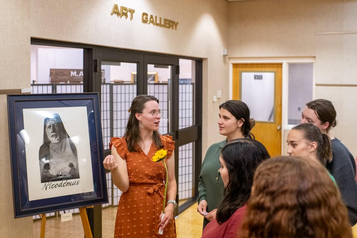 PCC student Jacquelynne Mathews's Senior Visual Arts Exhibit
