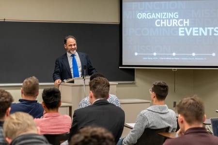 Pastoral Ministries class on Organizing Church Events