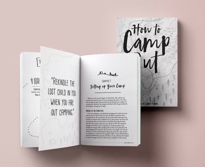 ADDY award winner Claire Lewis's book, How to Camp