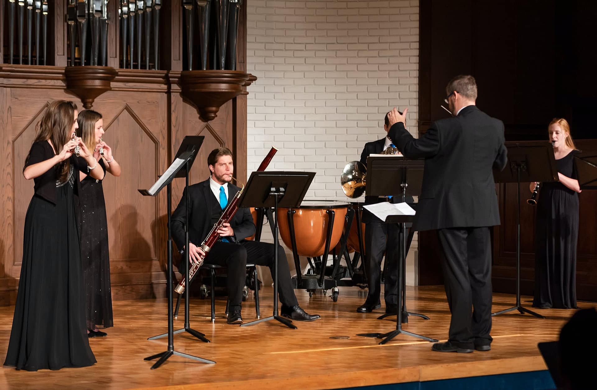 Chamber Ensemble performing during the PCC Chamber Concert. 