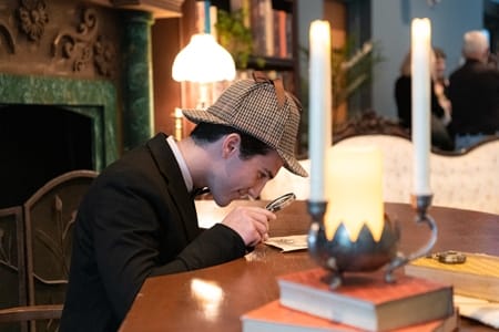 Fine Arts Sherlock Homes lobby decor