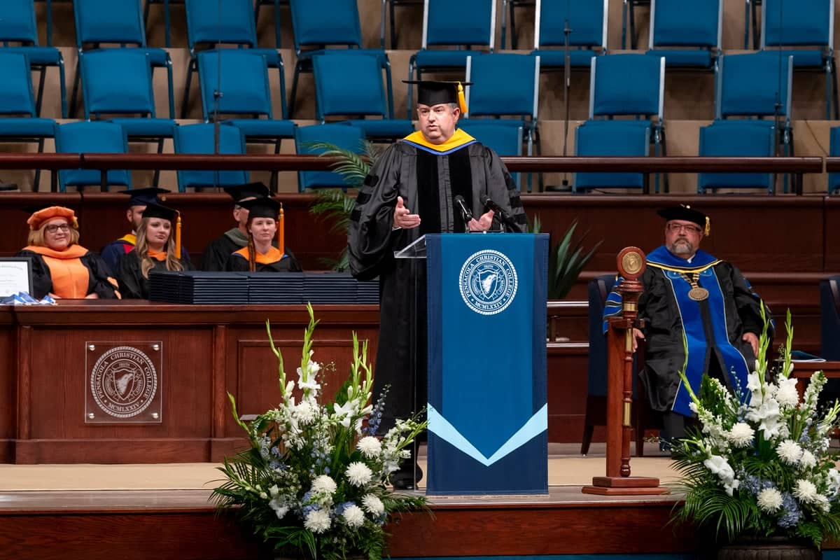Dr. Dave Hurst, a respected pediatric cardiologist, received an Honorary Doctor of Science.