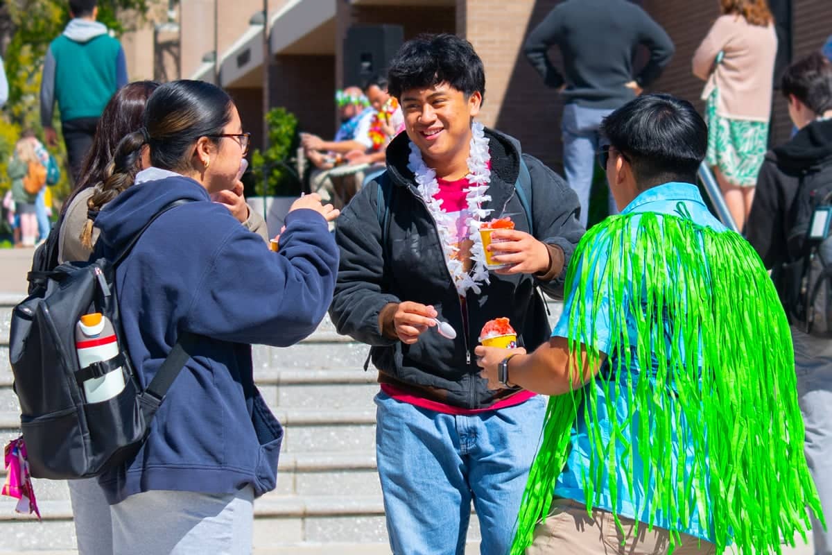 PCC Students enjoy PCC Event Greek Week's Hawaiian Day