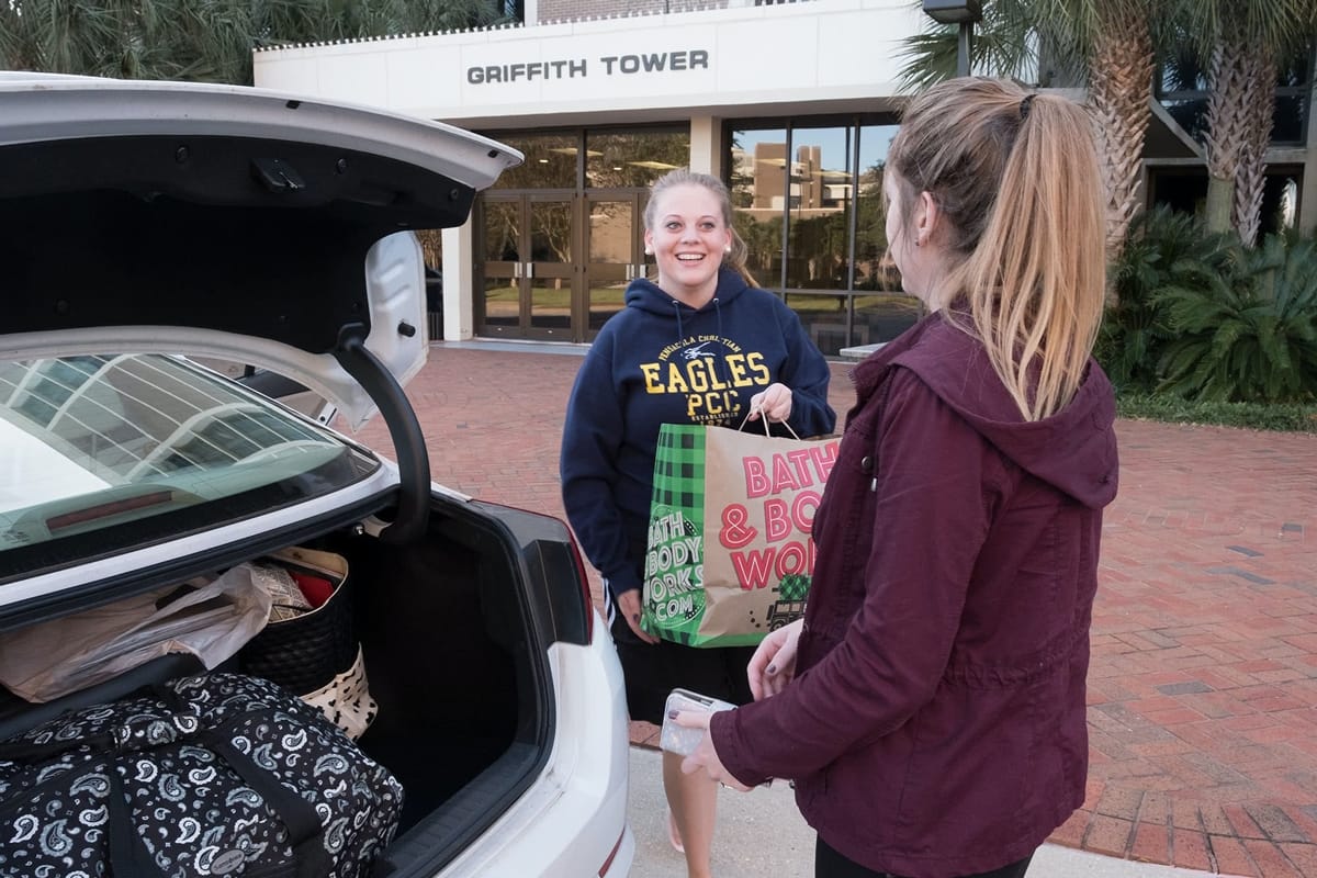 PCC girls leaving for Christmas break