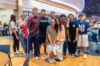 Group of students at Freshmen Connect