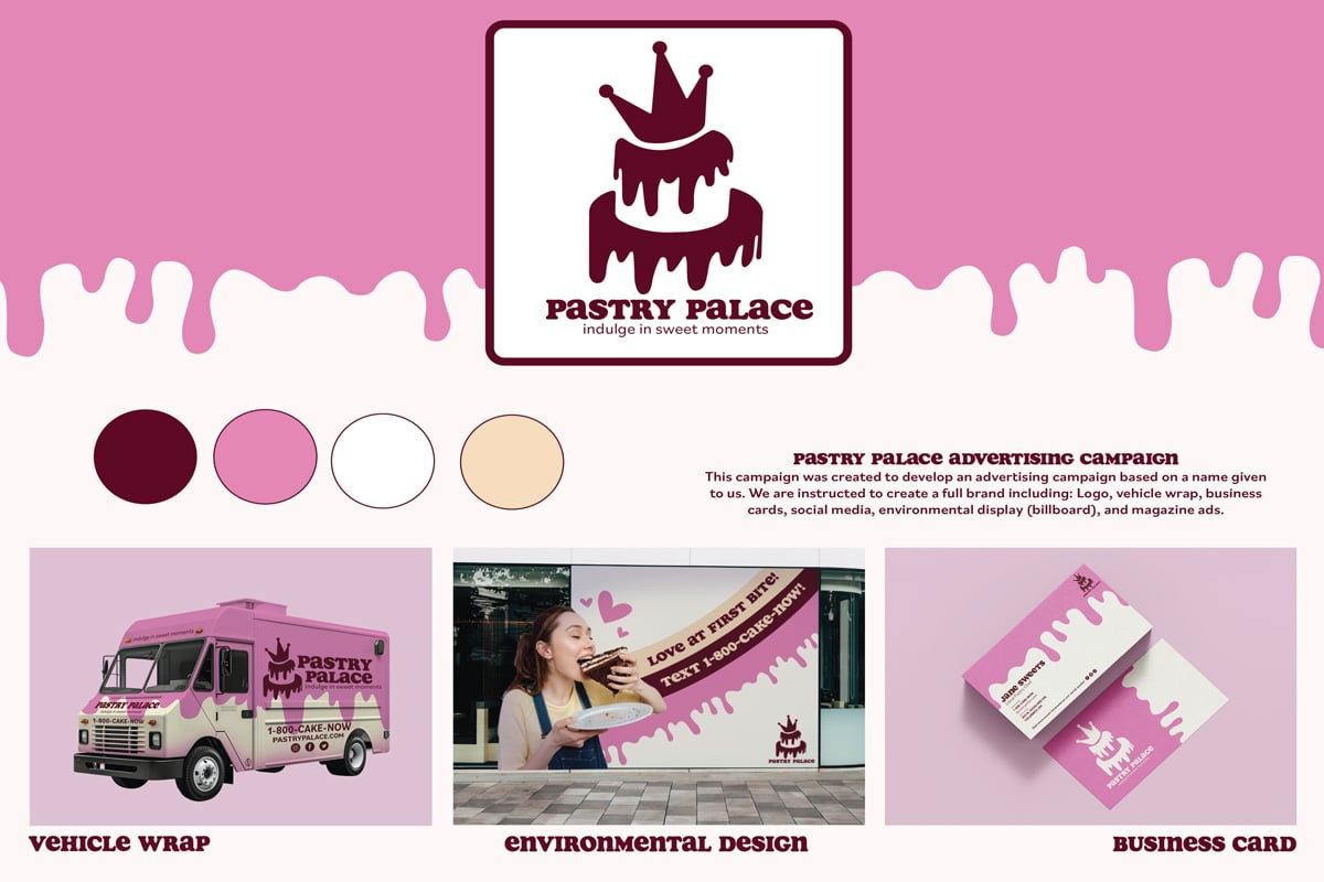 Pastry Palace Advertising Campaign by Lauren Jones