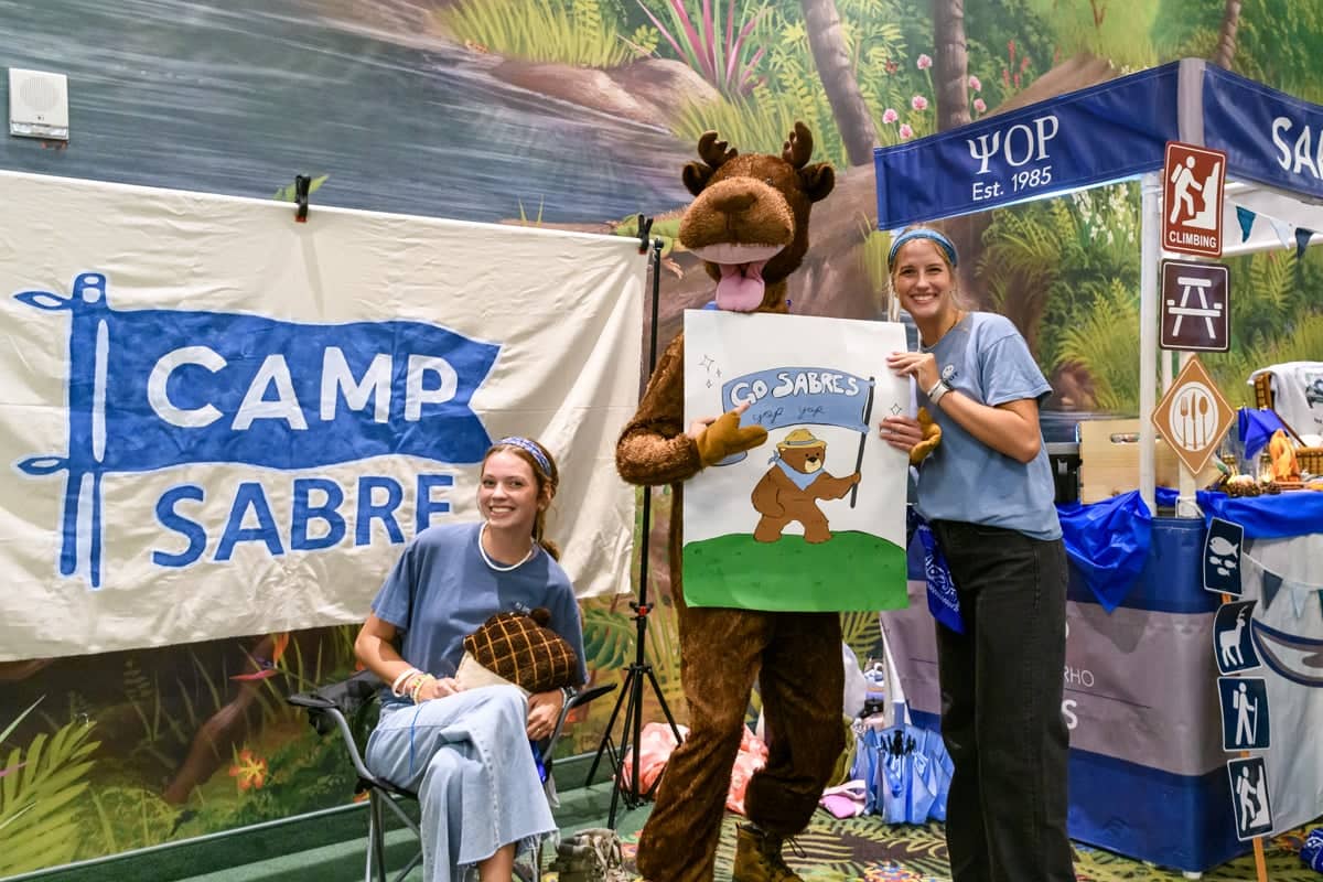 PCC Collegian Sabres at the Greek Rush Connect