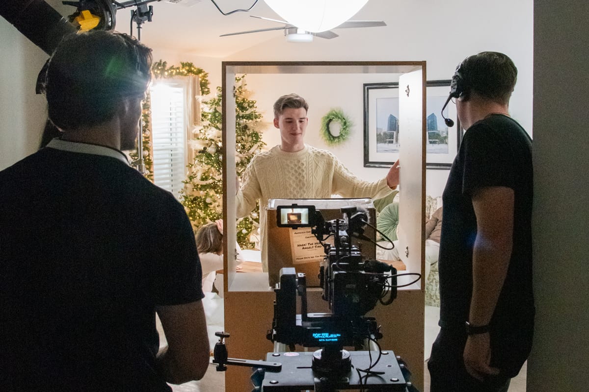 Behind the Scenes opening shot for music video