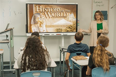 Children learning at Hope Children's School