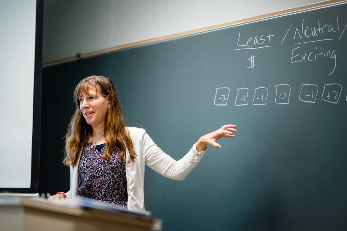 PCC Nursing teacher teaches graduates for a graduate summer class