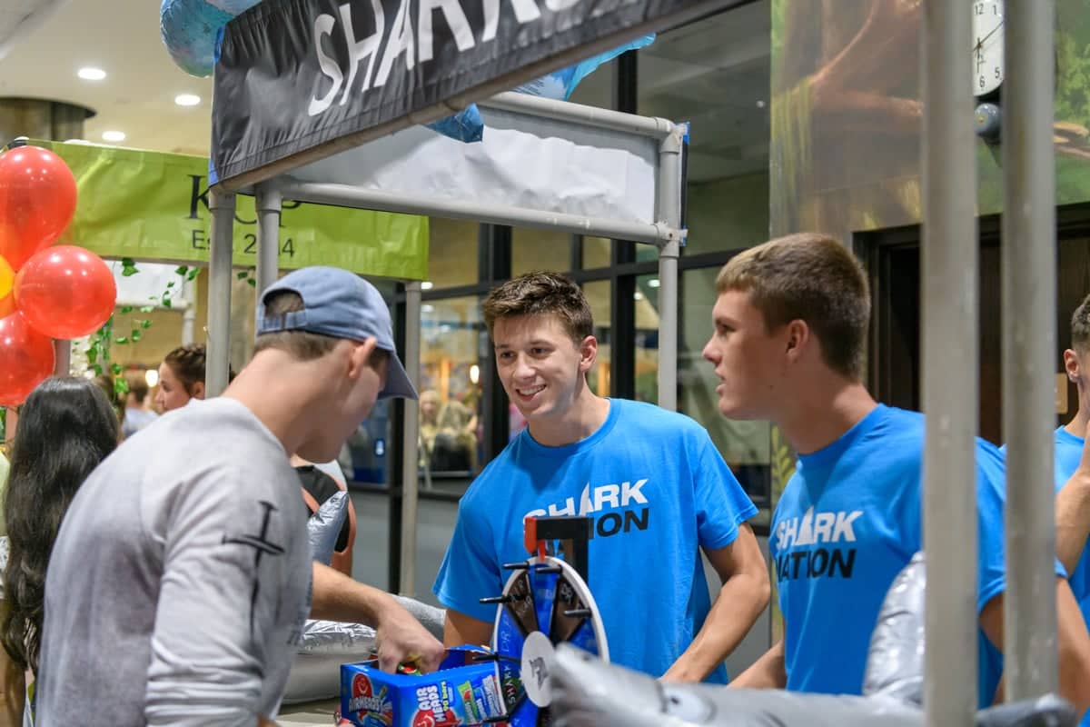 PCC Collegian Sharks at the Greek Rush Connect