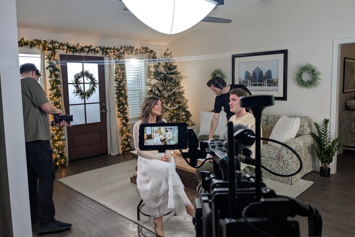 Hark! The Herald Angels Sing Music Video Behind the Scenes