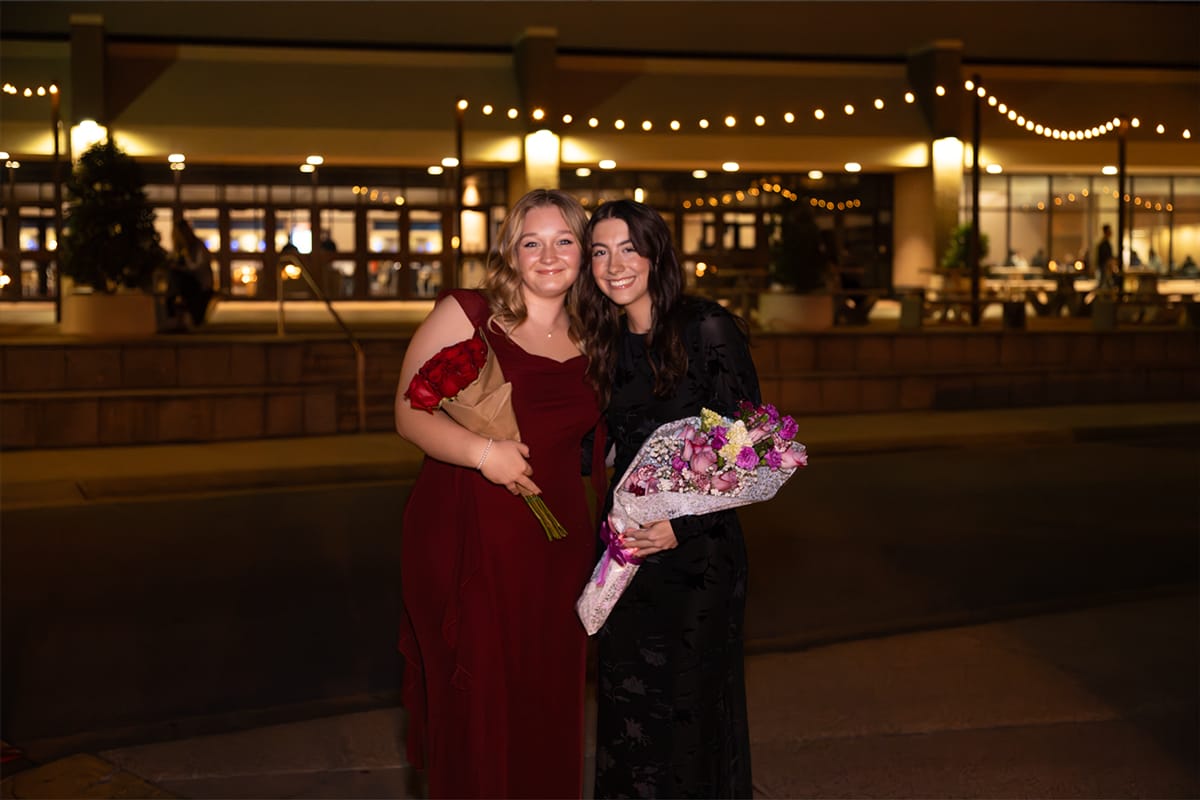 Freshmen girls at Fine Arts