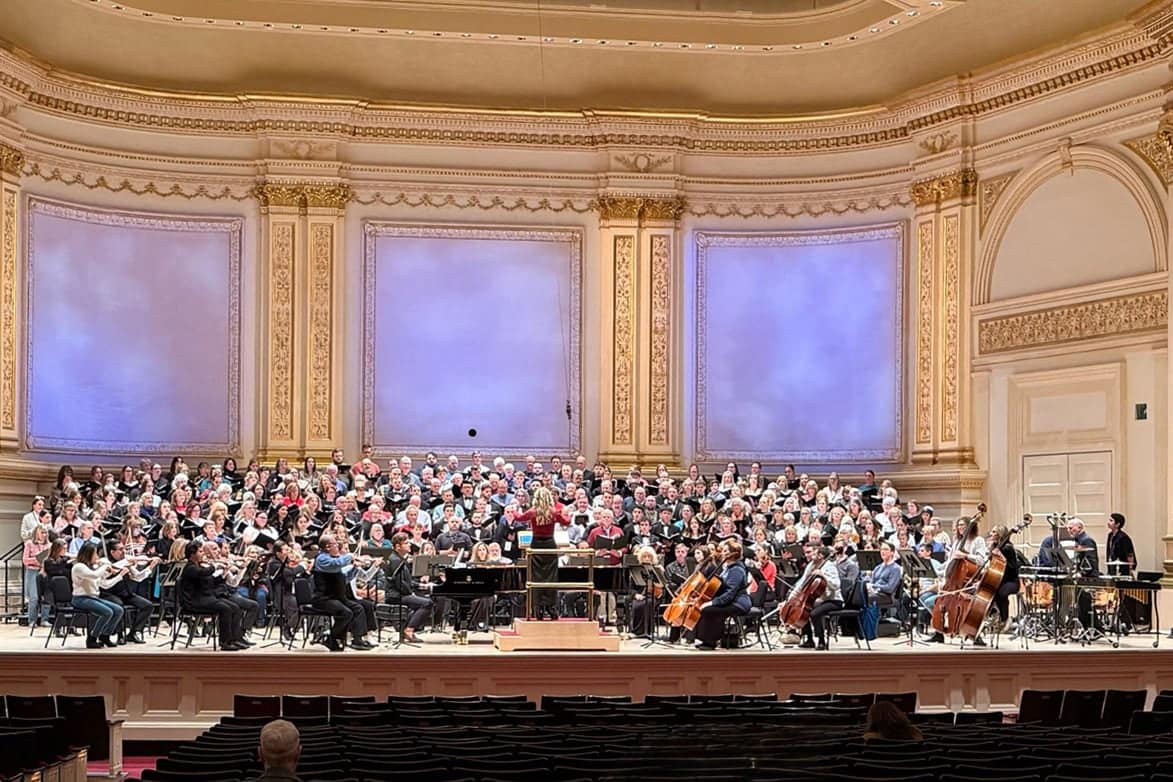 PCC's Chamber Choir at Carnegie Hall in New York
